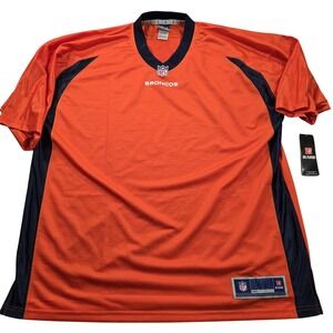 Denver Broncos Jersey Mens 2XL Orange Navy NFL Football NFL Pro Line Blank